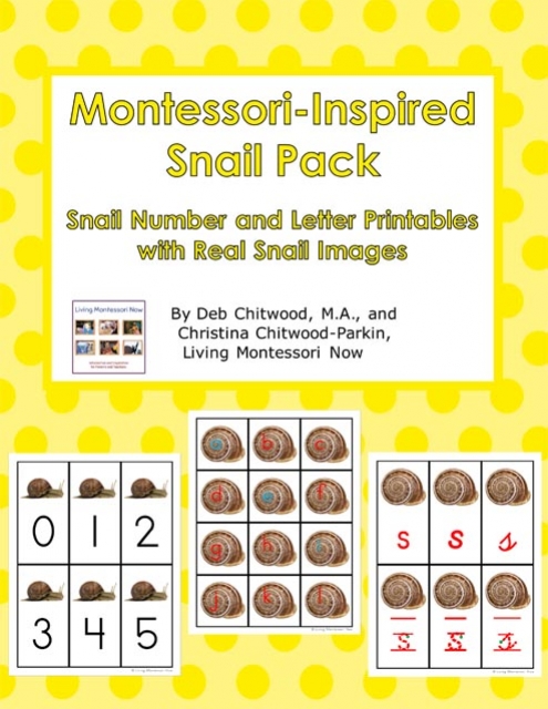 Montessori-Inspired Snail Pack
