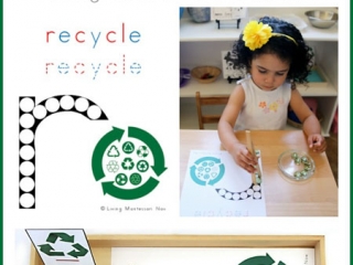 FREE Recycling Do-a-Dot Printable (Montessori-inspired Instant Download)