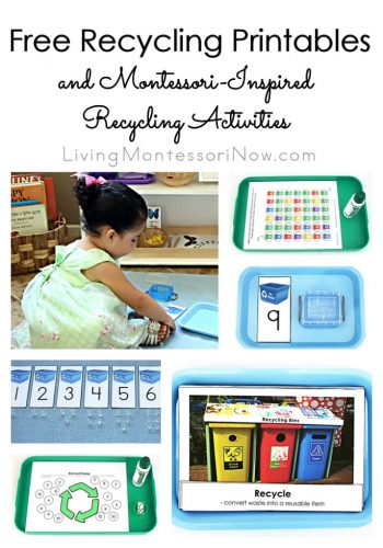 Free Recycling Printables and Montessori-Inspired Recycling Activities