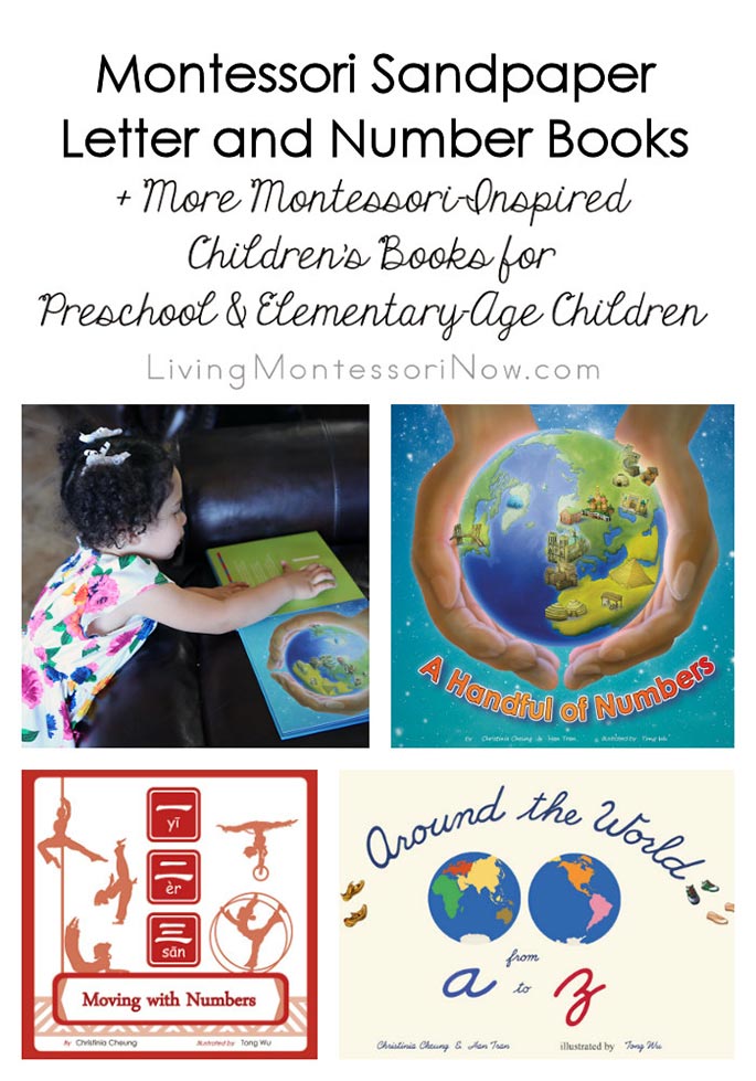 Montessori Sandpaper Letter and Number Books + More Montessori-Inspired Children's Books