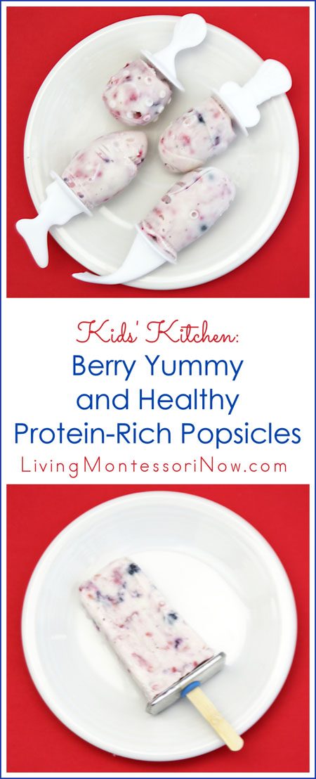 Kids' Kitchen: Berry Yummy and Healthy Protein-Rich Popsicles