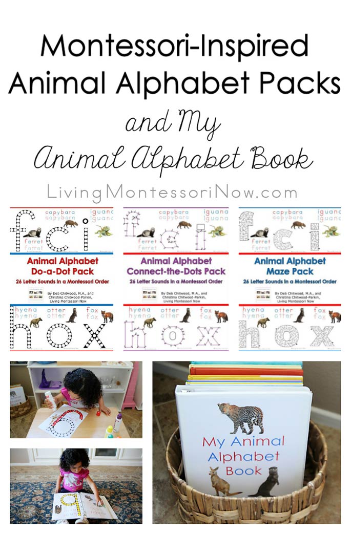 Montessori-Inspired Animal Alphabet Packs and My Animal Alphabet Book Montessori-Inspired Animal Alphabet Packs and My Animal Alphabet Book