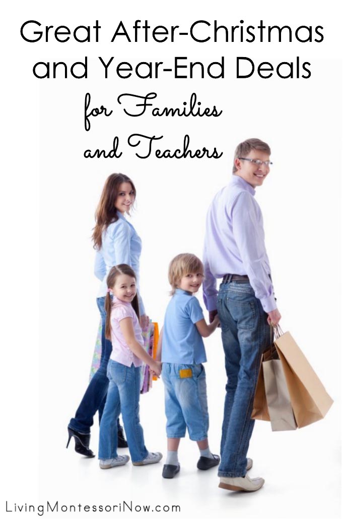 Great After-Christmas and Year-End Deals for Families and Teachers