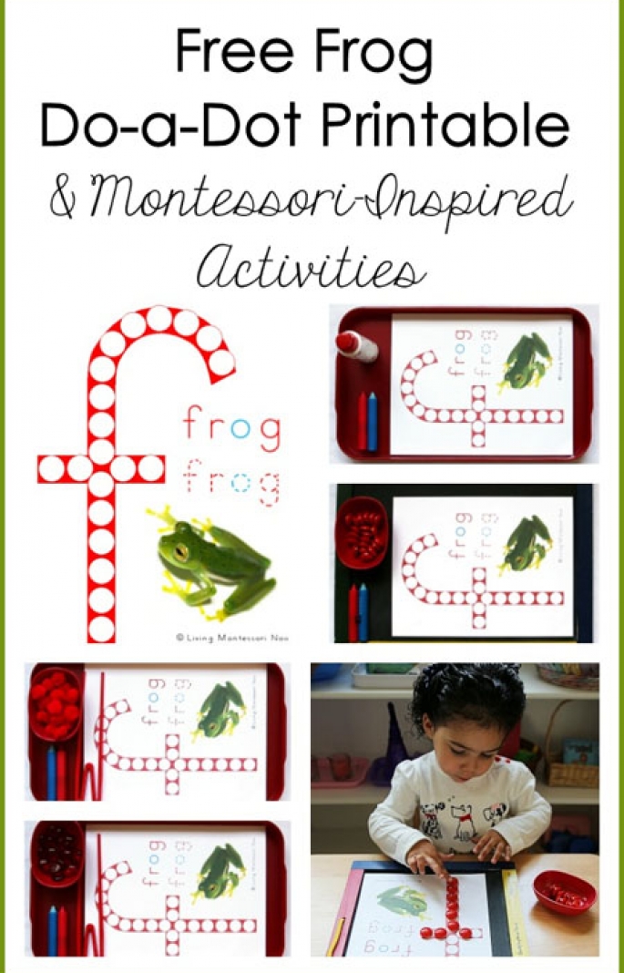 FREE Frog Do-a-Dot Printable (Montessori-Inspired Instant Download)