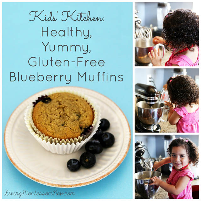 Kids' Kitchen: Healthy Yummy, Gluten-Free Blueberry Muffins
