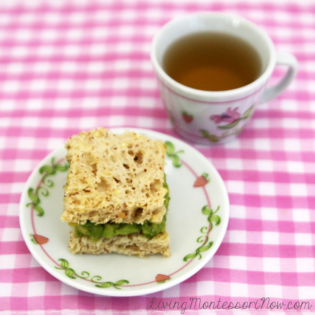 Gluten-Free Whole-Grain Avocado Tea Sandwiches