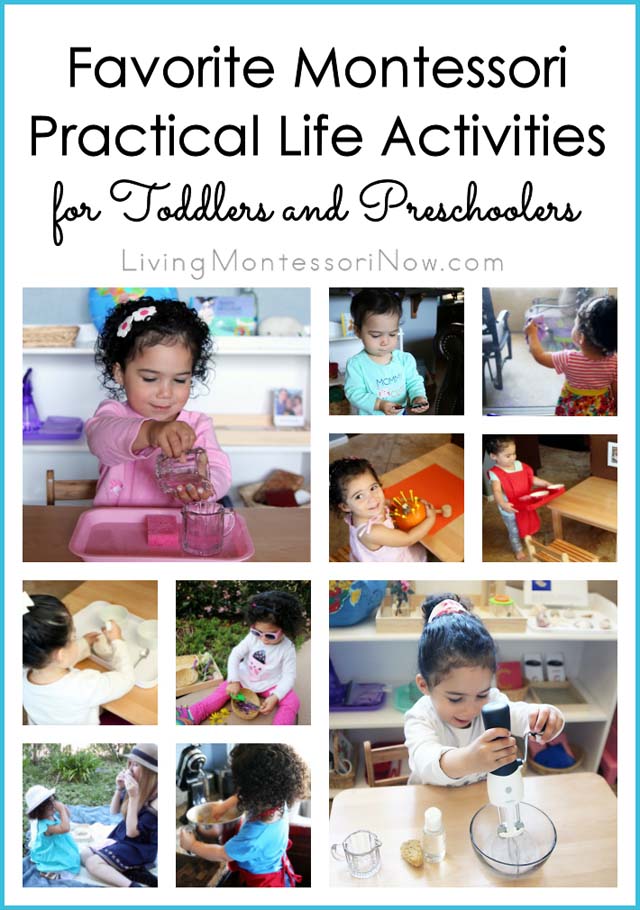 Favorite Practical Life Activities for Toddlers and Preschoolers