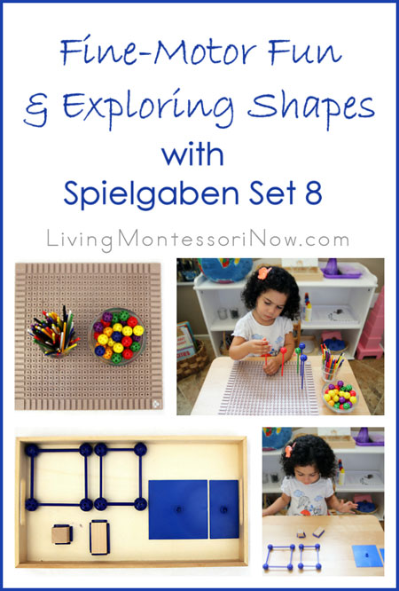 Fine Motor Fun and Exploring Shapes with Spielgaben Set 8