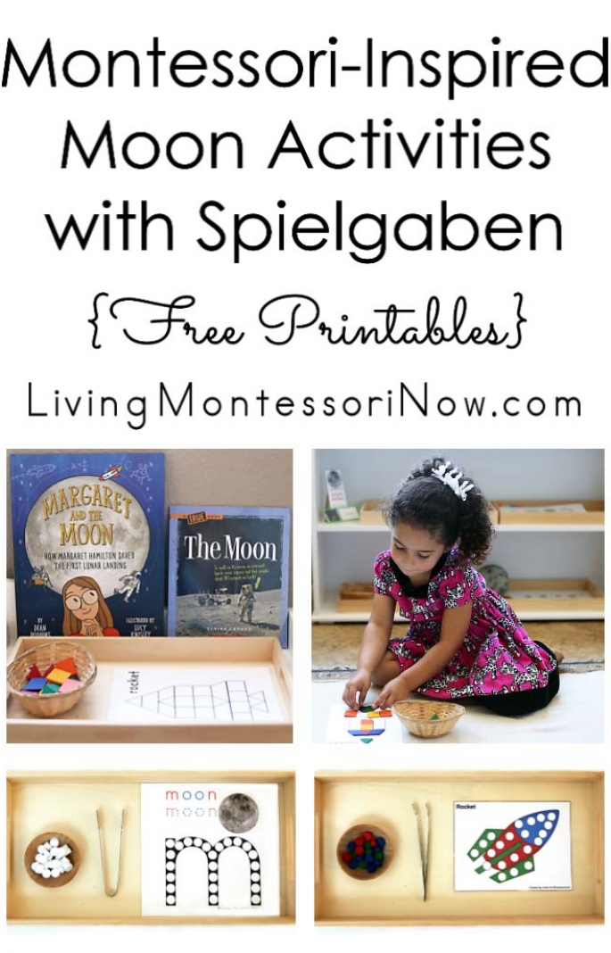 Montessori-Inspired Moon Activities with Spielgaben {Free Printables}