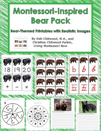 Montessori-Inspired Bear Pack