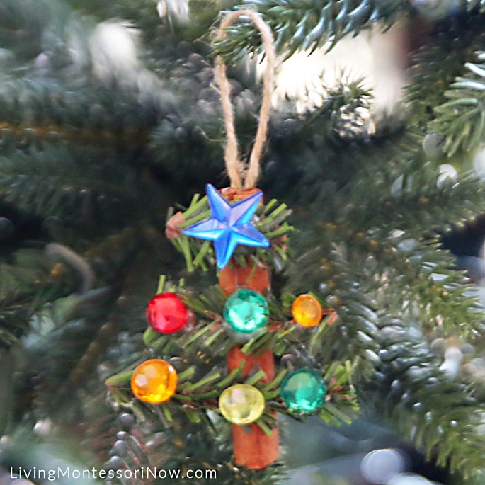 Cinnamon Stick Christmas Tree Ornament