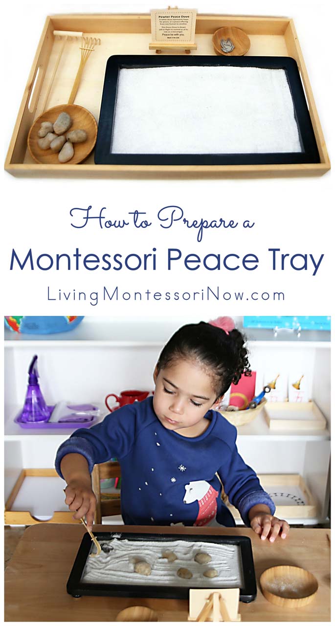 How to Prepare a Montessori Peace Tray