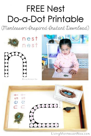 Free Nest Do-a-Dot Printable (Montessori-Inspired Instant Download)