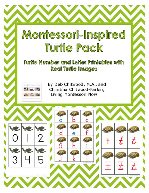 Montessori-Inspired Turtle Pack