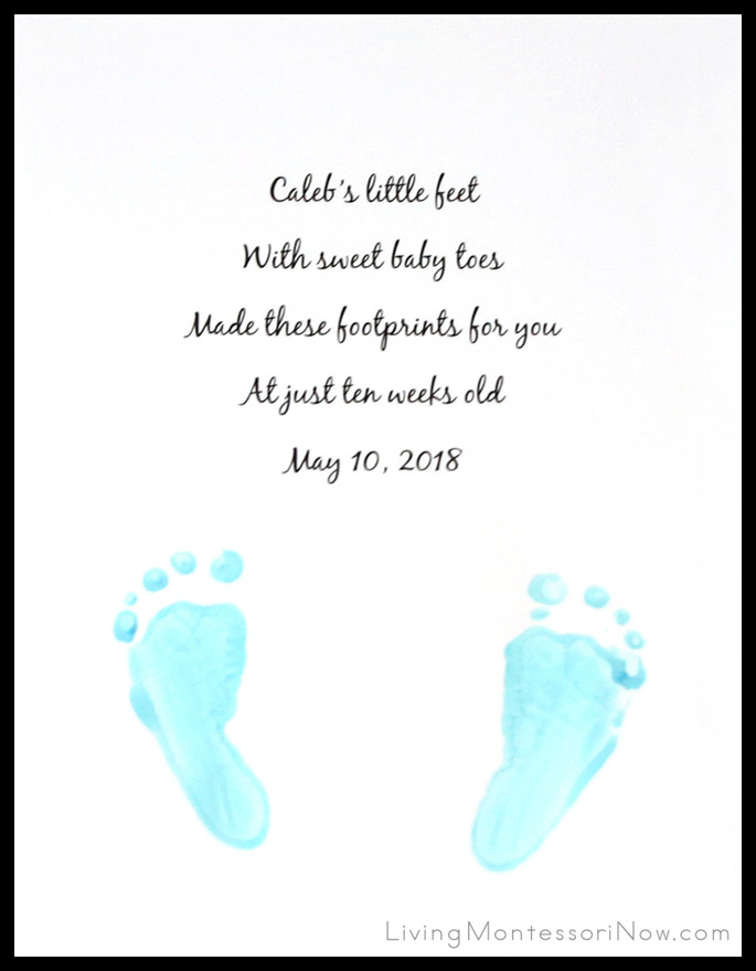 Baby Footprint Poem