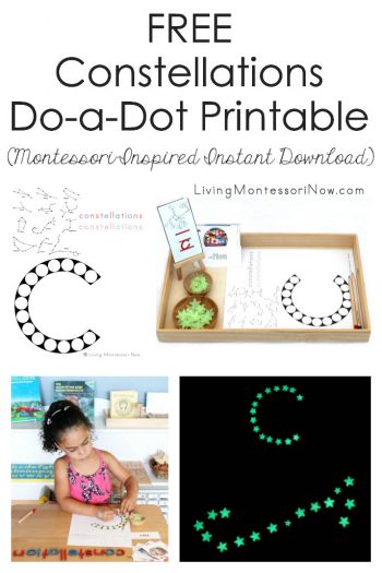 Free Constellations Do-a-Dot Printable (Montessori-Inspired Instant Download)