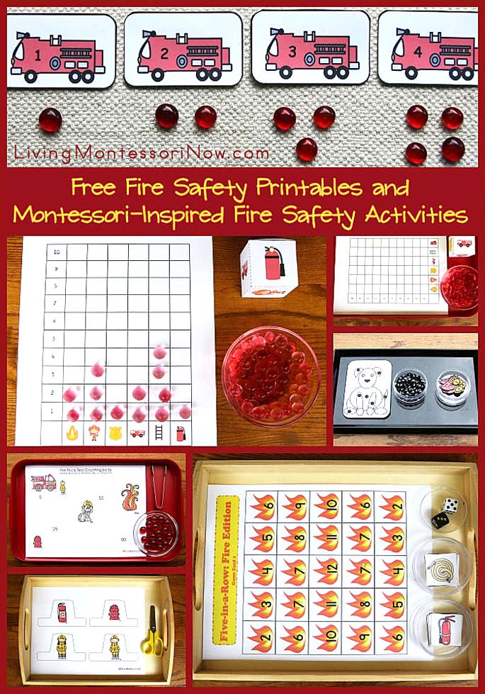 Free Fire Safety Printables and Montessori-Inspired Fire Safety Activities