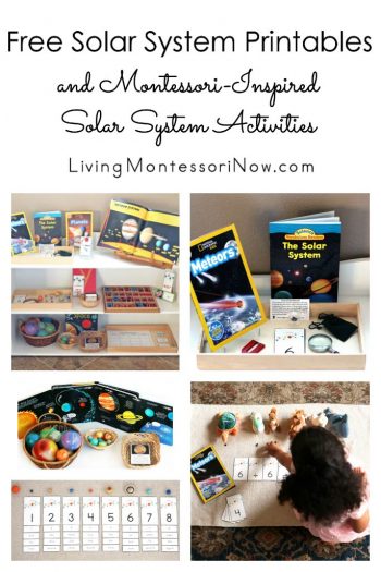 Free Solar System Printables and Montessori-Inspired Solar Sytem Activities