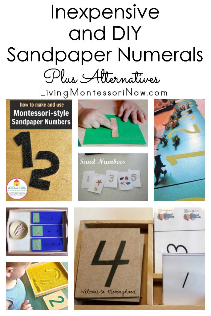 Inexpensive and DIY Sandpaper Numerals Plus Alternatives