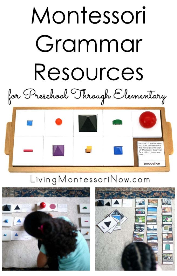 Montessori Grammar Resources for Preschool Through Elementary