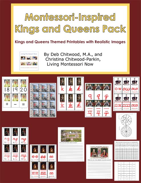 Montessori-Inspired Kings and Queens Pack
