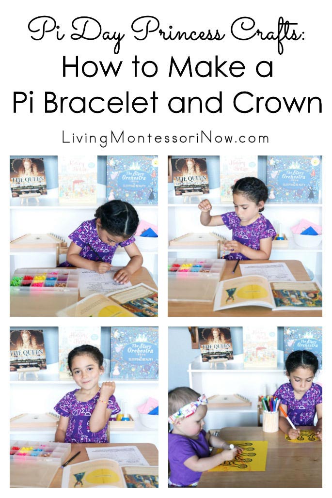 Pi Day Princess Crafts: How to Make a Pi Bracelet and Crown