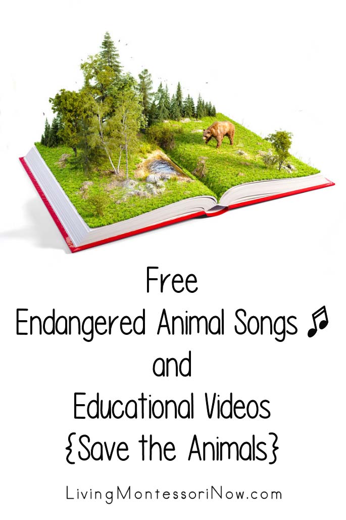 Free Endangered Animal Songs and Educational Videos {Save the Animals}