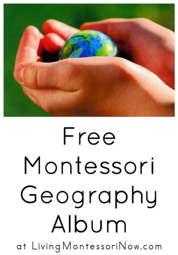 Free Montessori Geography Album