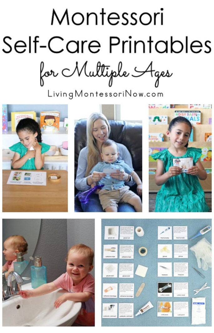 Montessori Self-Care Printables for Multiple Ages