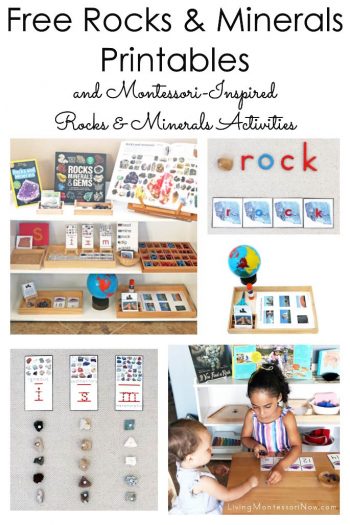 Free Rocks and Minerals Printables and Montessori-Inspired Rocks and Minerals Activities