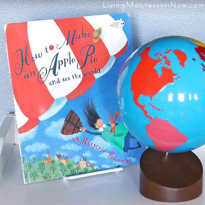 Πώς να φτιάξετε μια μηλόπιτα και να δείτε τον κόσμο με το Montessori Continents Globe