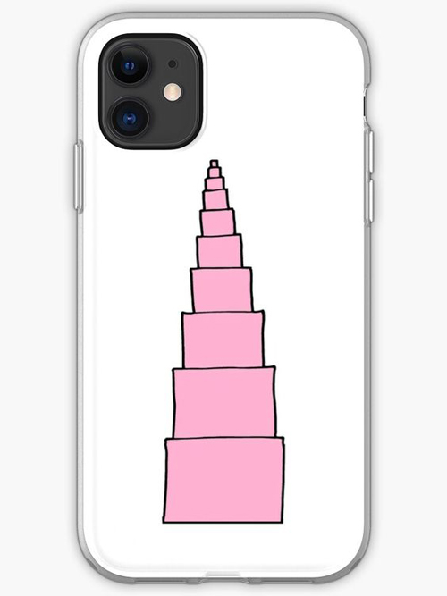 Pink Tower Phone Case by Grace and Courtesy on Redbubble