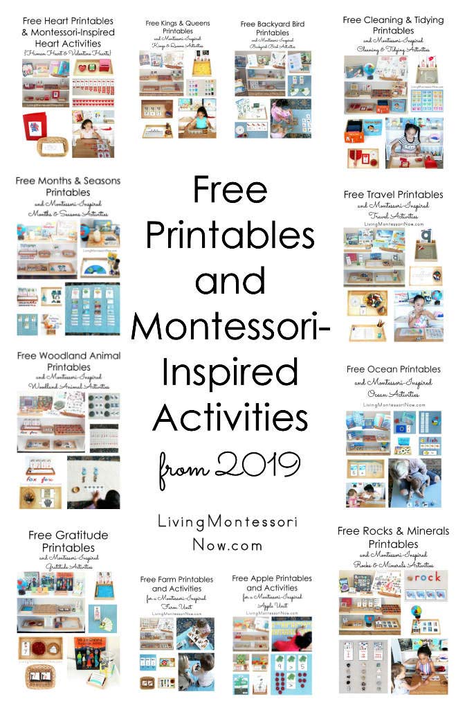 More Than Nine Years' Worth of Free Printables and Montessori-Inspired  Activities - Living Montessori Now