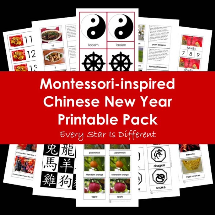 Montessori-Inspired Chinese New Year Printable Pack