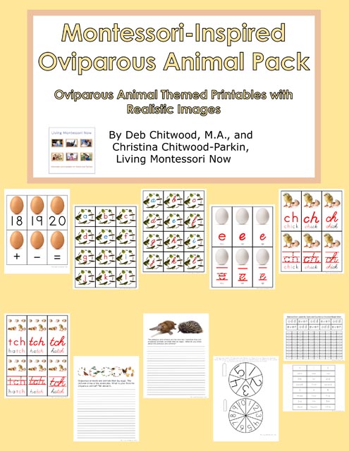 Montessori-Inspired Oviparous Animal Pack