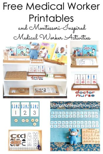 Free Medical Worker Printables and Montessori-Inspired Medical Worker Activities