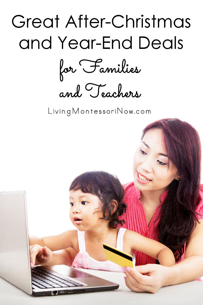 Great After-Christmas & Year-End Deals for Families and Teachers