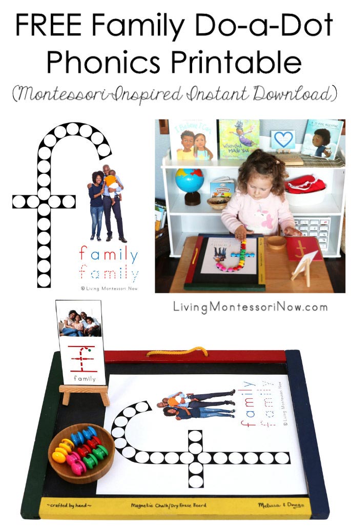 FREE Family Do-a-Dot Phonics Printable (Montessori-Inspired Instant Download)