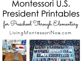 Montessori U.S. President Printables for Preschool Through Elementary