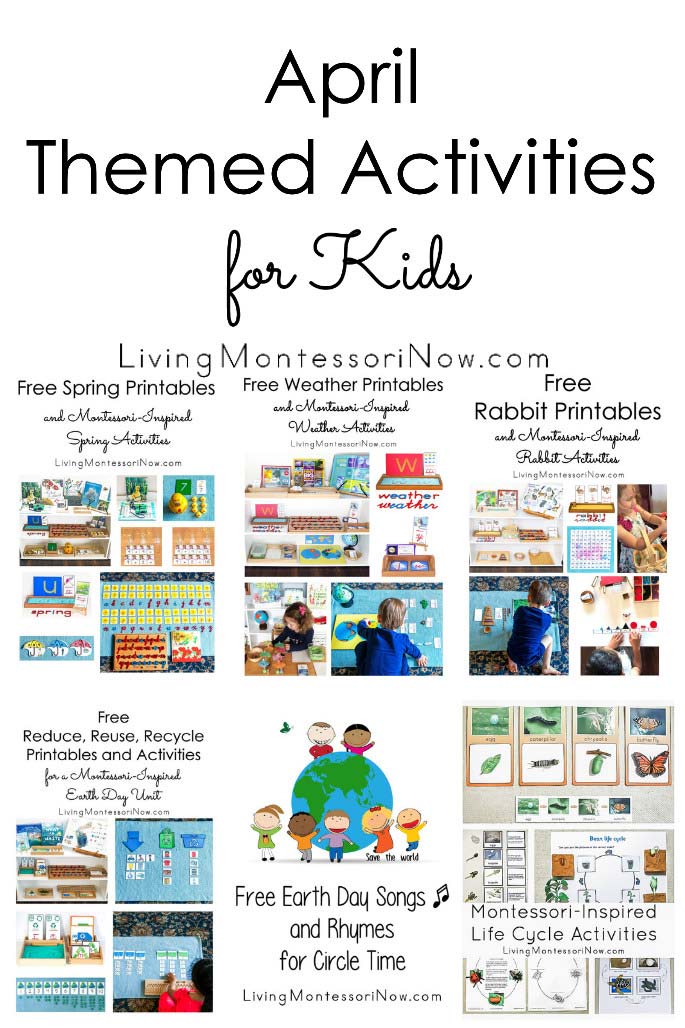 April Themed Activities for Kids