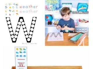 FREE Weather Do-a-Dot Phonics Printable (Montessori-Inspired Instant Download)