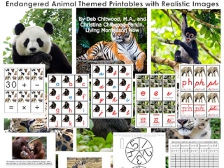 Montessori-Inspired Endangered Animals Pack