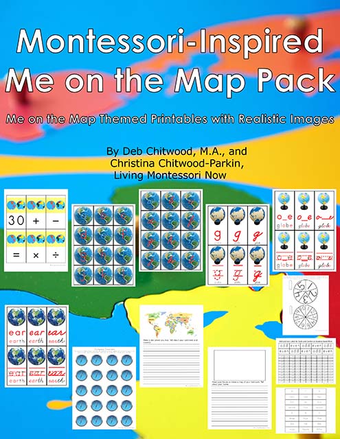 Free Me on the Map Printables and Montessori-Inspired Me on the Map ...