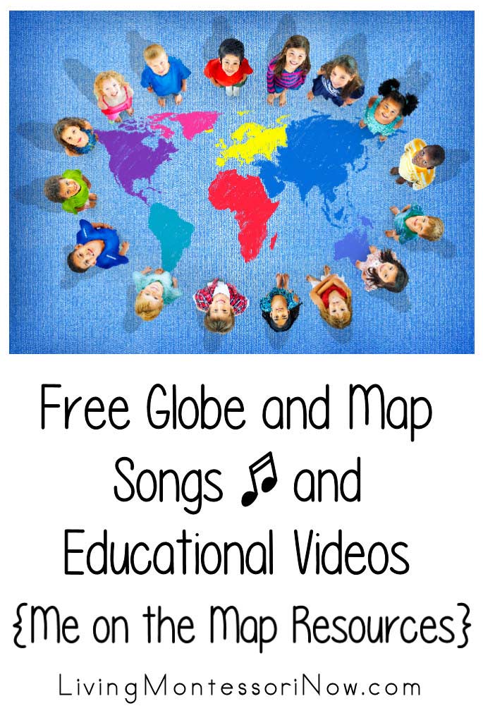 Free Globe and Map Songs and Educational Videos {Me on the Map Resources}