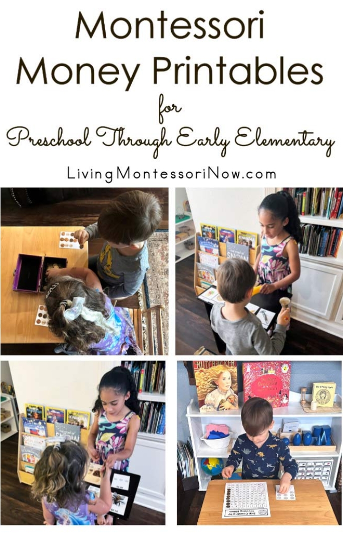 Montessori Money Printables for Preschool Through Early Elementary