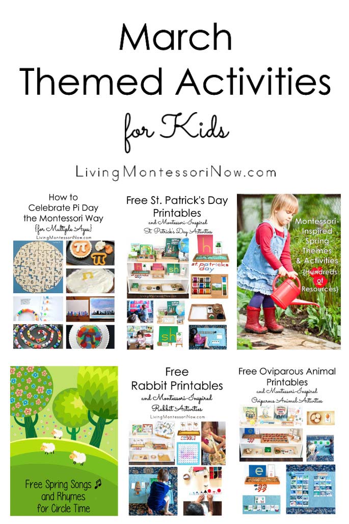 March Themed Activities for Kids