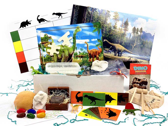 Montessori By Mom Dinosaur Discovery Toobox