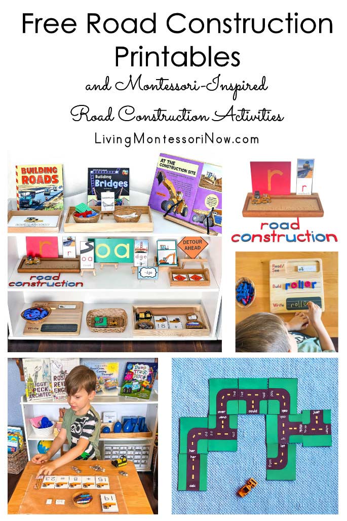 Free Road Construction Printables and Montessori-Inspired Road Construction Activities