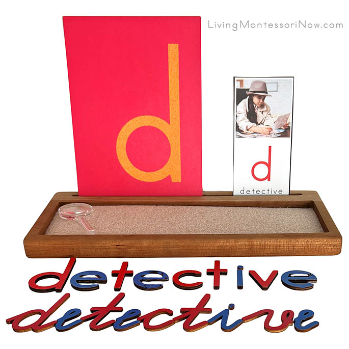 Sand Writing Tray for a Detective Unit