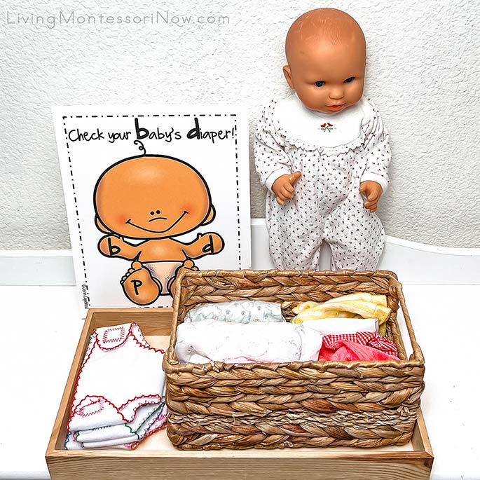 Baby Doll Diaper and Clothing Changing Activity